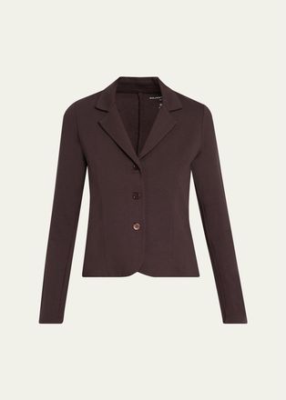 Majestic Filatures Single-Breasted French Terry Blazer