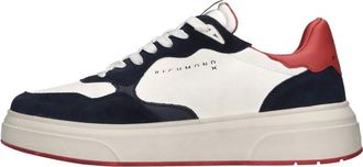 John Richmond Suede en Eco-lederen Sneakers - Heren - Sneakers - Wit - 40 EU - Leer - Schoenen
