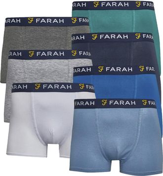 Farah 7-Pack Heren Katoenen Ademende Boxers Ondergoed - Chander Collectie