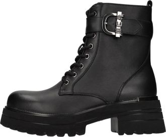Cesare Paciotti Schoenen, Dames, Zwart, 39 EU, Leer, 4Bv 134 Enkellaarsjes