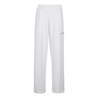 Hinnominate Straight Trousers, female, White, L, Track Pant