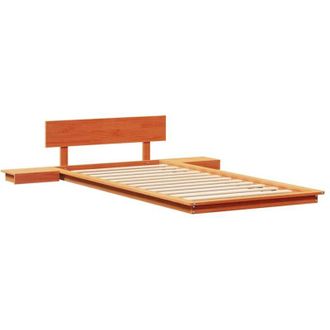 vidaXL Estructura De Cama Marr&oacute;n 90 X 190 Cm Madera Vidaxl