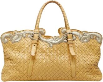 Bottega Veneta Pre-owned Handbags, female, Yellow, Size: ONE SIZE Pre-owned Vintage Handbag