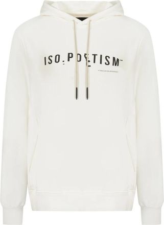 ISO.POETISM Sweatshirts & Hoodies - Heren - Hoodies - Wit - L - Hoodies & sweatvesten