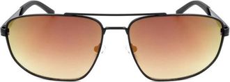 Guess Smoke Mirror Navigator Mens Sunglasses GF00019 02C 61