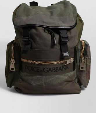 Dolce & Gabbana patchwork canvas backpack