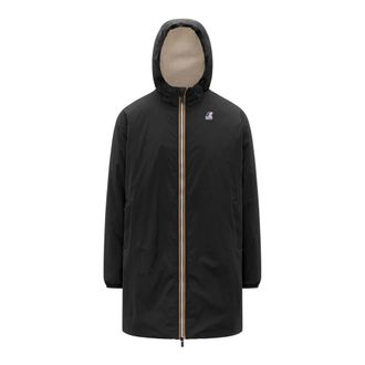 K-Way Orsetto Trenchcoat 4.0 - Heren - Regenjassen - Zwart - 3XL - Nylon - Jassen
