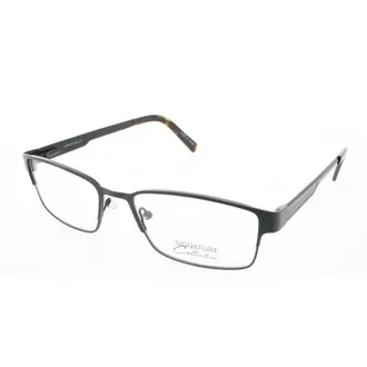 Signature Unisex Black Rectangular Eyeglass Frames Pn103Black53