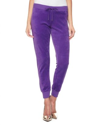 Juicy Couture Modern Track Pants In Bright Violet Purple