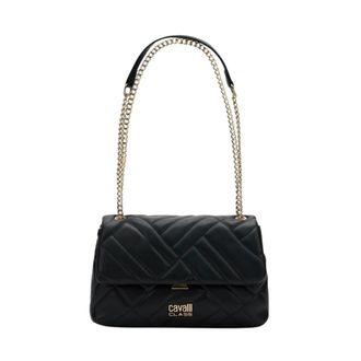 Roberto Cavalli Quilted Shoulder Bag - female - Roberto Cavalli - Shoulder Bags - Black - ONE SIZE - Bags
