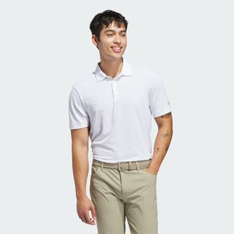 adidas Mens adidas ULTIMATE365 JACQUARD POLO SHIRT