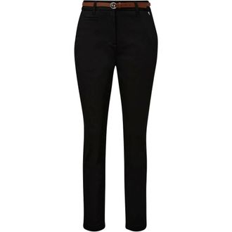 Comma Dames, Broeken, Zwart, Maat: 3XL Viscose