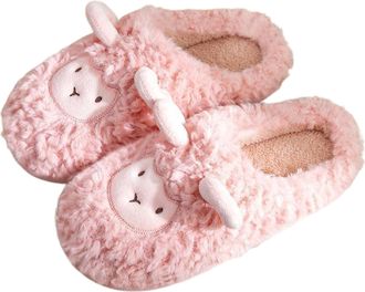 Generic Ladies Slippers Cozy Winter Footwear For Indoor Comfort Soft Warm Fleece Lined Home Shoes With Durable Sole Ideal For Relaxation Cozy House Slippers F