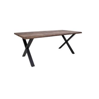 Moloo Mesa de comedor 6/8 personas 200 cm en roble ahumado macizo