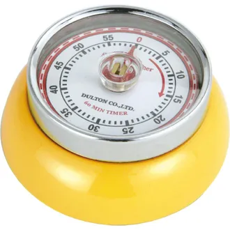 Zassenhaus Magnetic Retro 60 Minute Kitchen Timer, 2.75-Inch in Yellow at Nordstrom