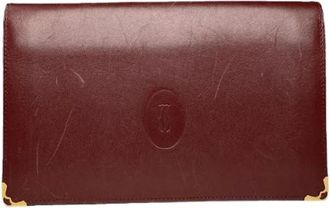 Cartier Pre-owned Wallets, female, Red, Size: ONE SIZE Pre-owned Vintage Clutch