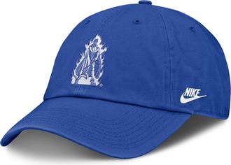 Nike Duke Legacy Club Nike Mens College Adjustable Hat in Blue | NC014EVDUV-2NM
