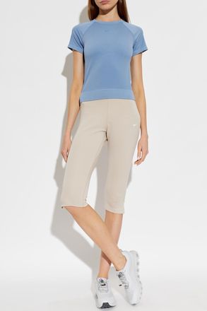 Nike Short Top With Logo, Womens, Blue