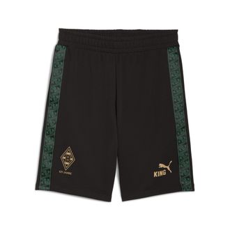 Puma Shorts Borussia M&ouml;nchengladbach KING da uomo, Accessori, Nero, XS