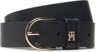 Tommy Hilfiger Dames, Accessoires, Blauw, Maat: 80 CM Leer