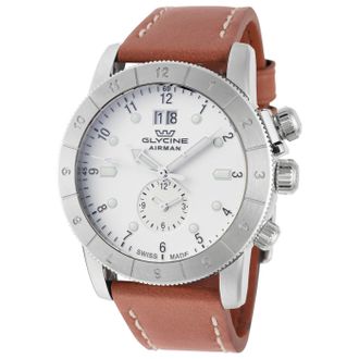 Glycine Airman Quartz GMT Mens Watch
