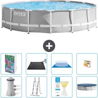 Intex Piscina Prism Frame Redonda - 427x107 Cm - 9-piezas S559