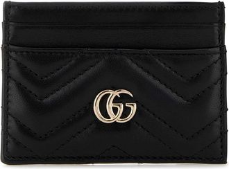 Gucci Black Leather Card Holder