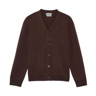 J.W.Anderson C&aacute;rdigan de Mohair Tejido - Knitwear - Hombre - Marr&oacute;n - M