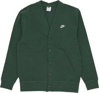 Nike Truien & Vesten, Heren, Groen, M, Katoen, Fairway V-Hals Katoenen Vest Sweater
