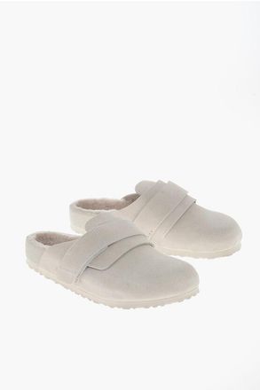 Birkenstock TEKLA Suede Mules with Velcro Closure size 43