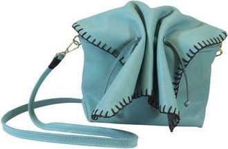 Carlos Falchi Butterfly Leather Bag in Teal at Nordstrom