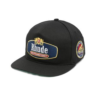 Rhude Caps, male, Black, Size: ONE SIZE Cap