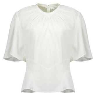Paco Rabanne Top arricciato - - Blouses & Shirts - Donna - Bianco - L