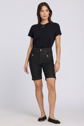 NYDJ Ella Denim Shorts Met Hoge Taille
