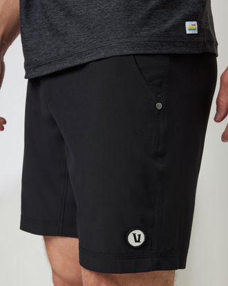 Vuori Clothing Kore Shorts Lined 9 | Black Tonal | XS, Size Extra Small
