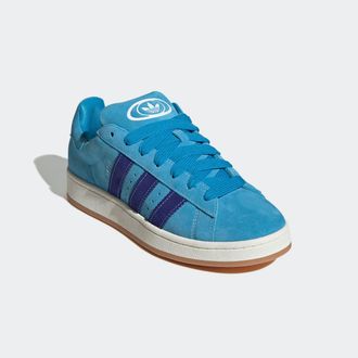 adidas Sneaker ADIDAS ORIGINALS CAMPUS 00S, Herren, Gr. 38,5, weiss (shock cyan, mystery ink, sanftes wei&szlig;), Leder, Schuhe Sneaker