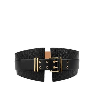 Elisabetta Franchi Cintura Alta - - Accessories - Donna - Nero - L