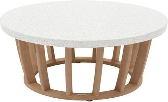 Hesperide Hesperide - Mesa De Centro De Jard&iacute;n Redonda Lemindo 100cm En Eucalipto - Hesp&eacute;ride