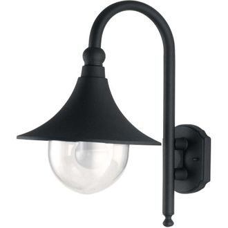 Fan Europe Applique da esterno pavia in alluminio nero