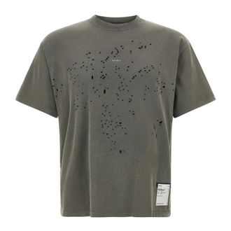 SATISFY Satisfy - MothTech T-Shirt - Heren - Tops - Grijs - Maat: L Katoen