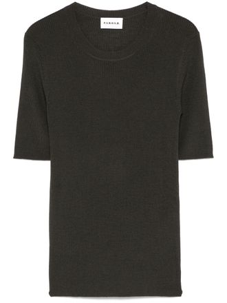 Parosh Leila geribde gebreide wollen top