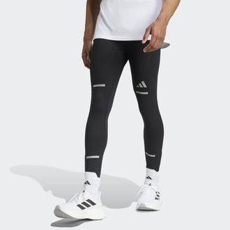 adidas Lauftights ADIDAS PERFORMANCE ADI365 RUNNING CLIMAWARM LEGGINGS, Herren, Gr. XXL, N-Gr, schwarz, Obermaterial: 79% Polyester, 21% Elasthan, Hosen Lauf