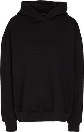 8 by YOOX ORGANIC COTTON PADDED SHOULDER OVERSIZE HOODIE