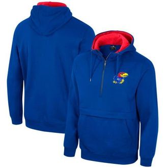 Colosseum Mens Colosseum Royal Kansas Jayhawks Half-Zip Hoodie at Nordstrom, Size Xx-Large
