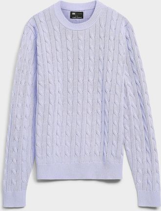 Le 31 Mens Twisted-cable sweater