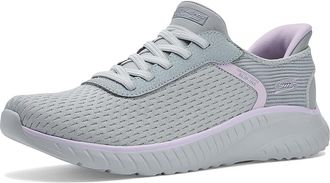 Skechers Squad Chaos - Stroke of Luck Womens Shoes Grey Lavender : 8.5 M, Textile