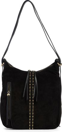 Hobo Merrin Convertible Leather Shoulder Bag in Black at Nordstrom Rack