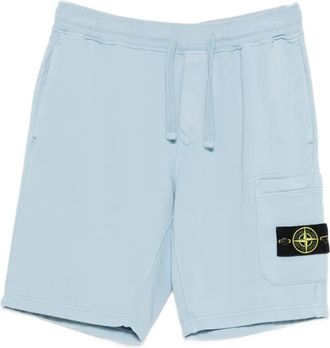 Stone Island Organic Cotton Fleece Shorts