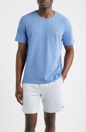 BOSS Mix Match Stretch Cotton Pajama T-Shirt in Light/Pastel Blue at Nordstrom, Size Xx-Large