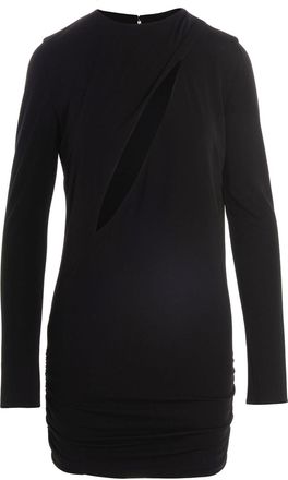 Versace Black Viscose Short Womens Dress